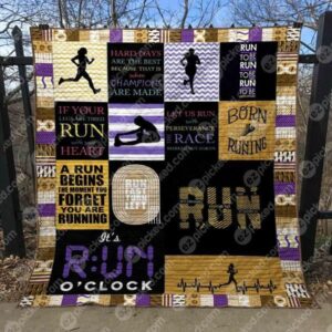 It S Run O Clock Quilt Blanket Yhn2  Quilt